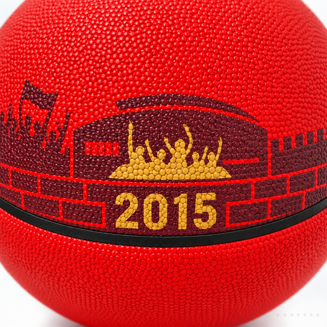 כדור כדורסל HOOPERS City Edition ירושלים – תקריב הפס