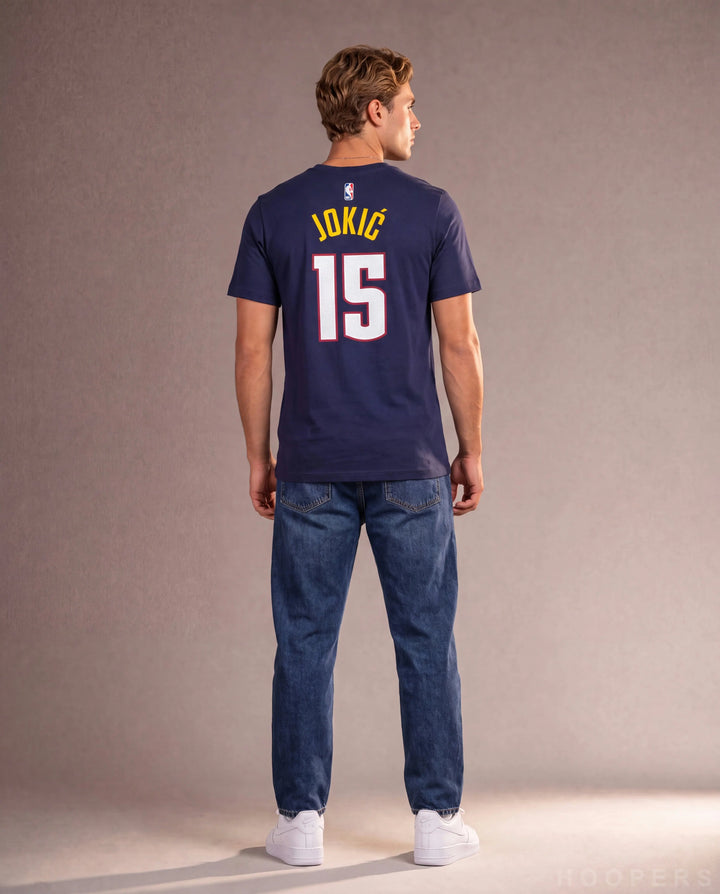 חולצת NBA דנבר נאגטס - גב עם JOKIC ומספר 15