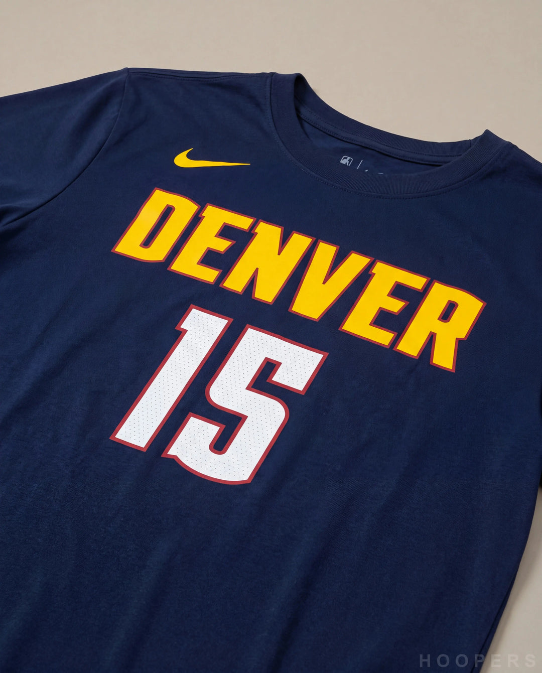 חולצת NBA דנבר נאגטס - פרט הדפס DENVER 15 בד Dri-FIT