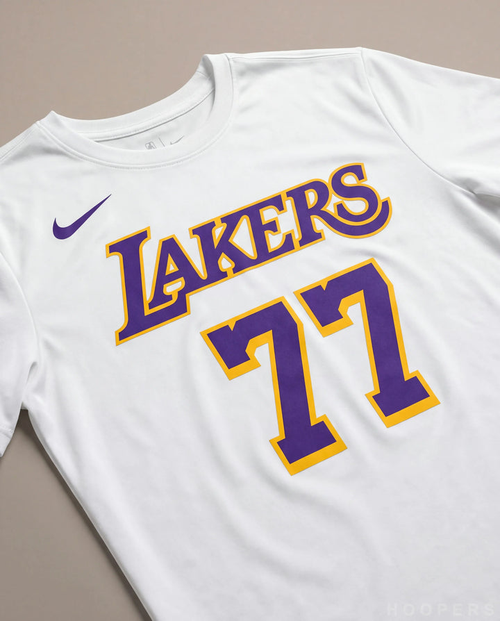 חולצת NBA לייקרס - פרט הדפס LAKERS 77 בד Dri-FIT