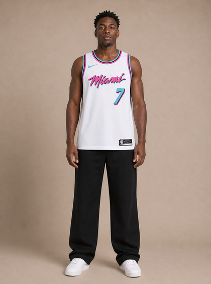 גופיית NBA יאניס מיאמי היט – Vice לבן | HOOPERS