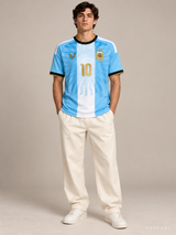 חולצת הפרישה של מסי – ארגנטינה MESSI 10 (תכלת/לבן)