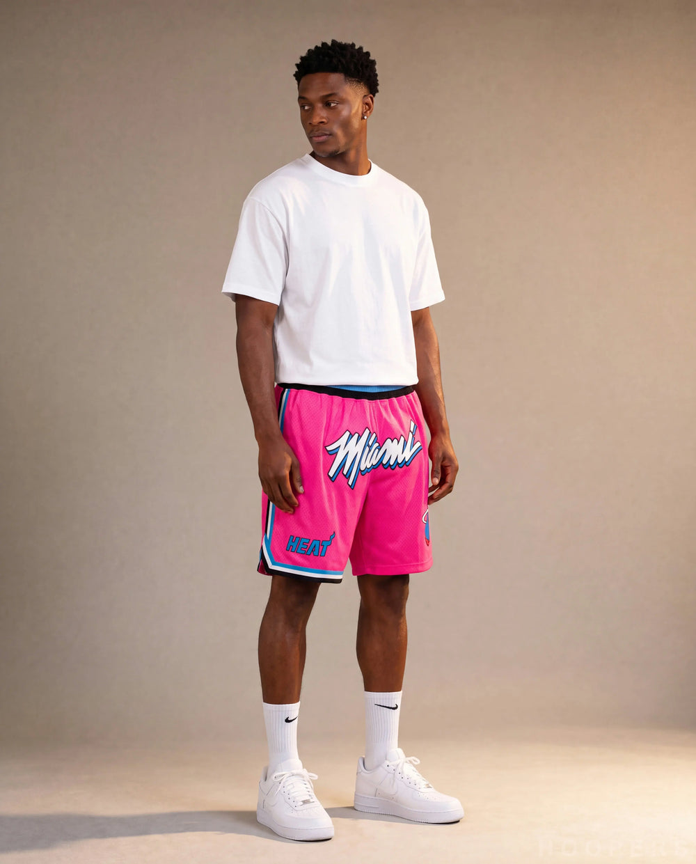 HOOPERS מכנסי Miami Heat Vice - ¾