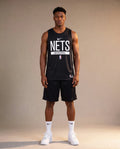 גופיית אימון ברוקלין נטס שחורה | HOOPERS