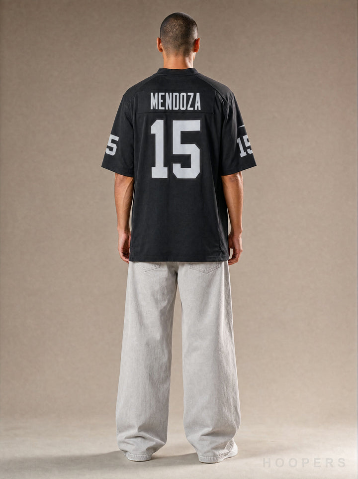 חולצת NFL ריידרס מנדוזה 15 - גב עם שם ומספר | HOOPERS