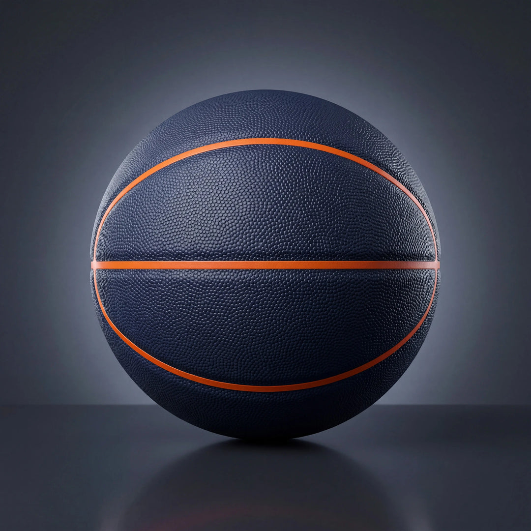 כדורסל HOOPERS נייבי עם תפרים כתומים