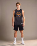 גופיית אימון ניו יורק ניקס שחורה | HOOPERS