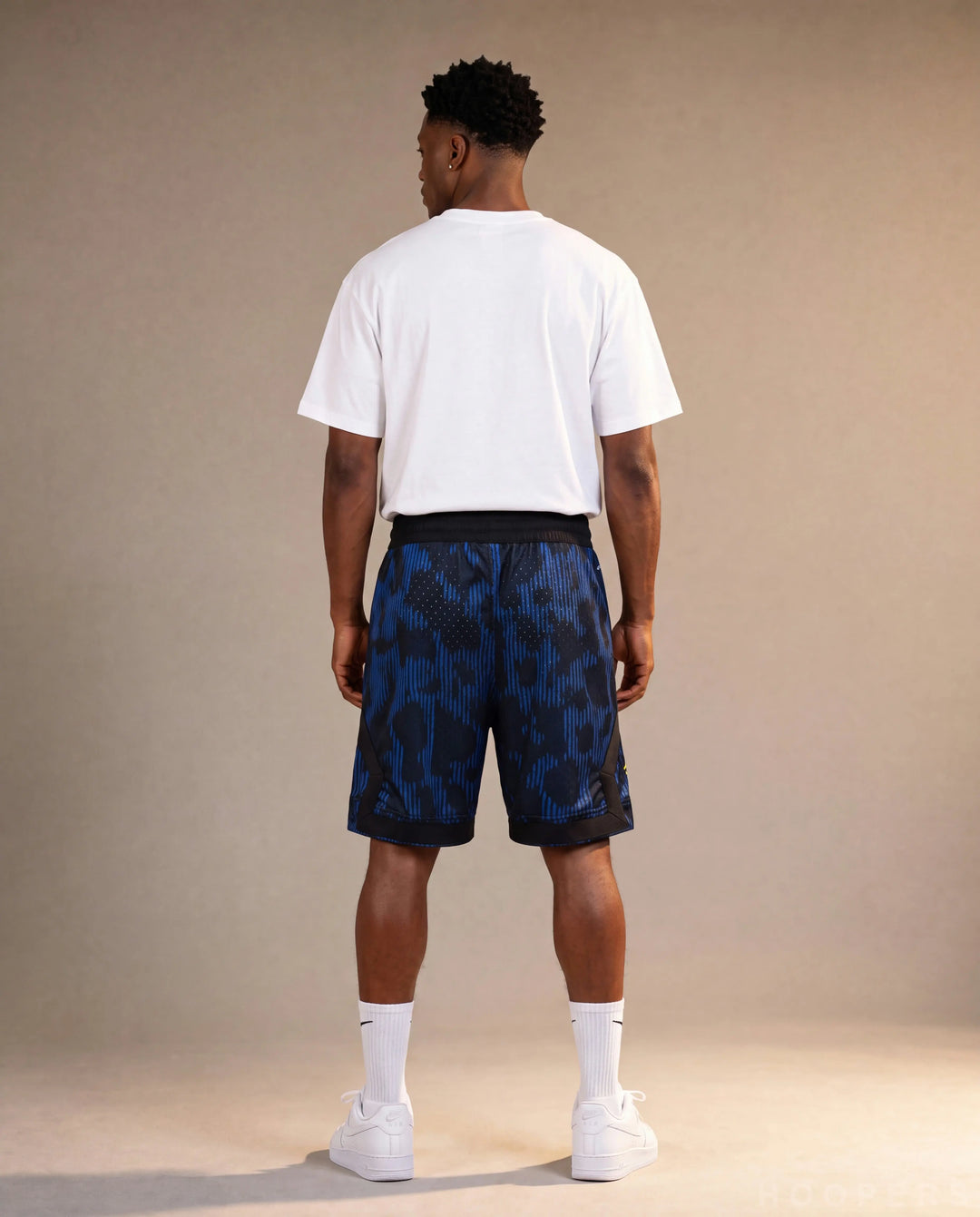 HOOPERS Jordan Brasil Blue Phantom shorts back