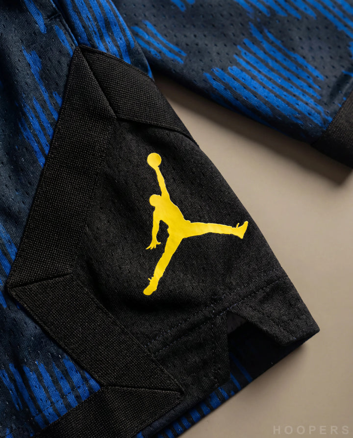 HOOPERS Jordan Brasil Blue Phantom Jumpman detail