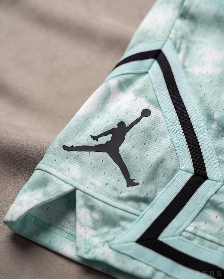 HOOPERS Jordan Mint Cloud Edition Jumpman detail