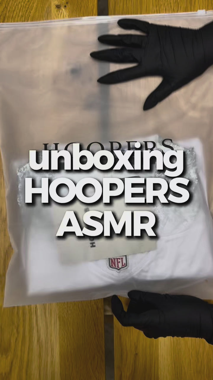 אנבוקסינג HOOPERS — חולצת NFL אוברסייז באפלו בילס ג'וש אלן 17 לבן, פתיחת חבילה אמיתית