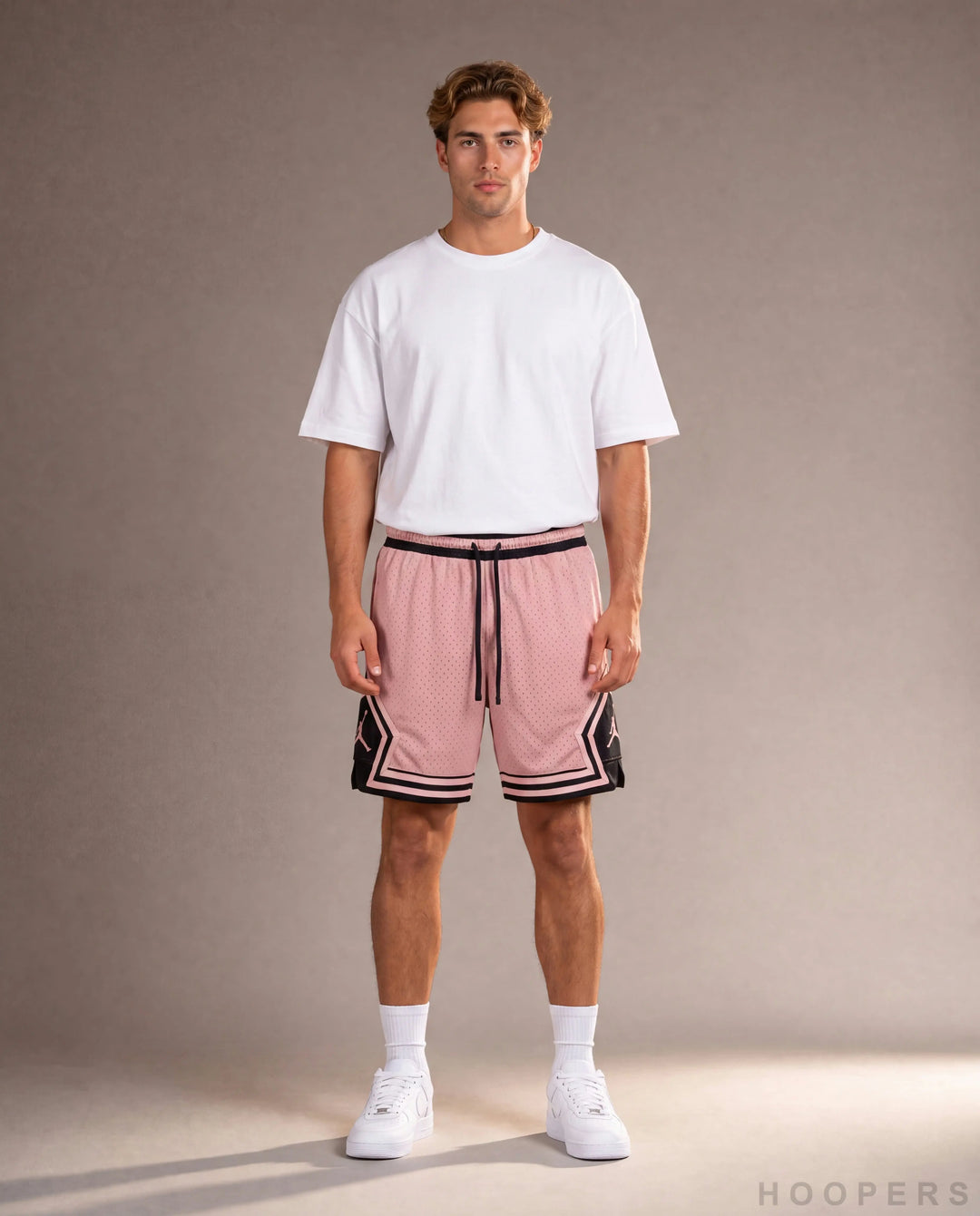 HOOPERS Jordan Rose Edition shorts front