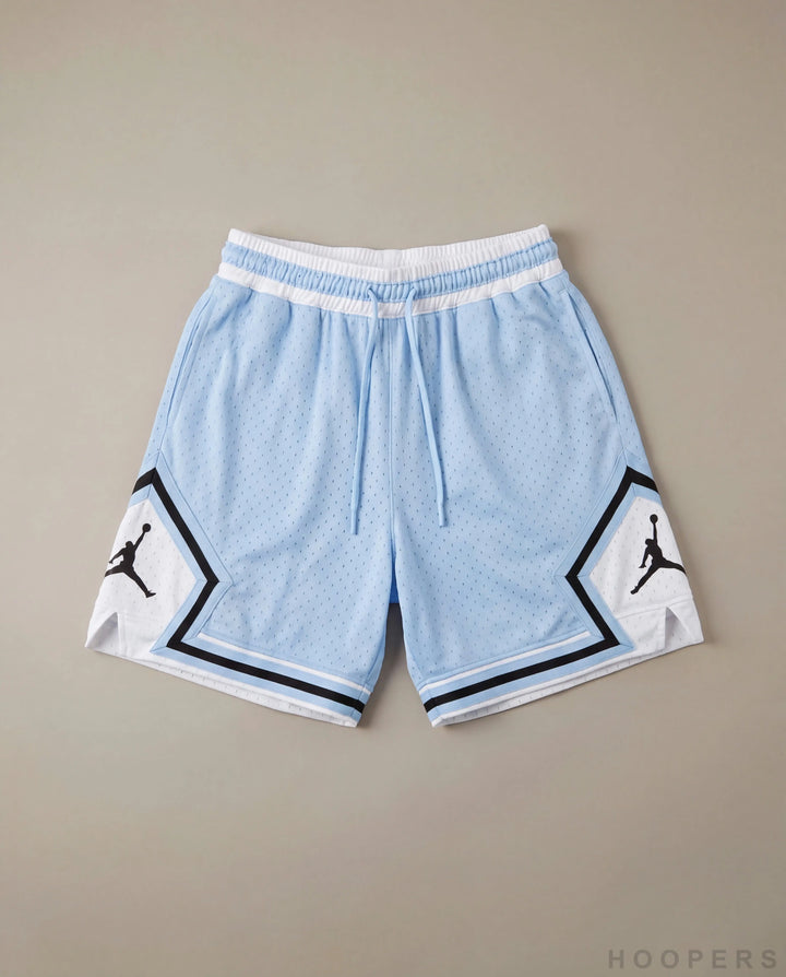 HOOPERS Jordan Ice Blue Classic shorts flat lay