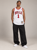 גופיית NBA דריק רוז שיקגו בולס – לבן רטרו 2010/11 | HOOPERS