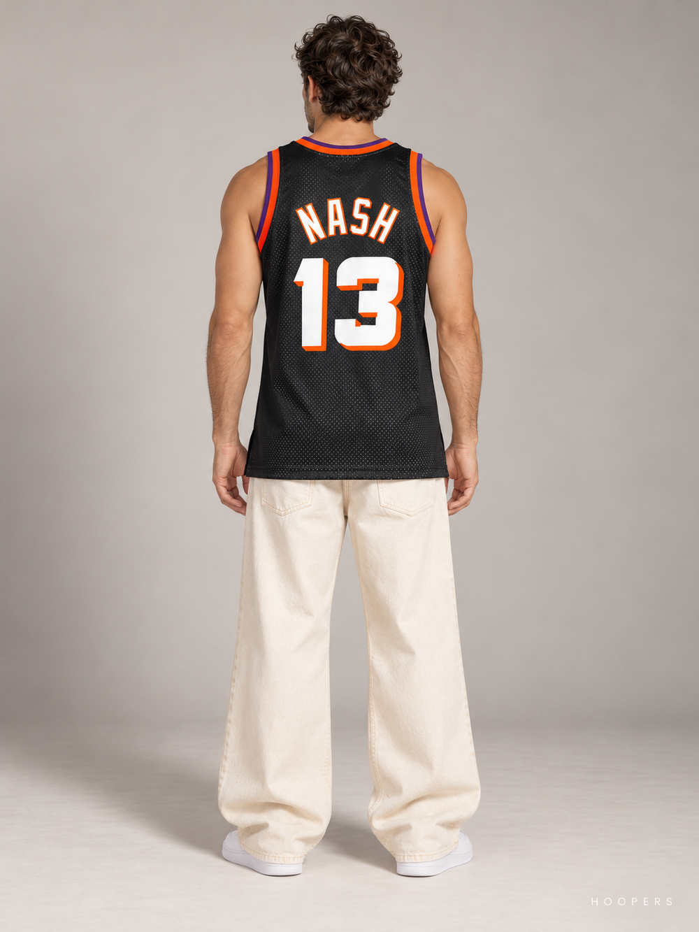 גופיית NBA סטיב נאש פיניקס סאנס – שחור רטרו 1996/97 – גב