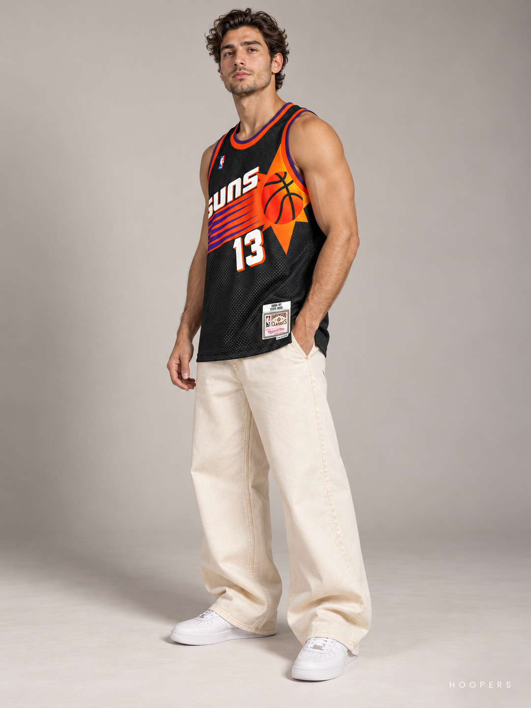 גופיית NBA סטיב נאש פיניקס סאנס – שחור רטרו 1996/97 – זווית