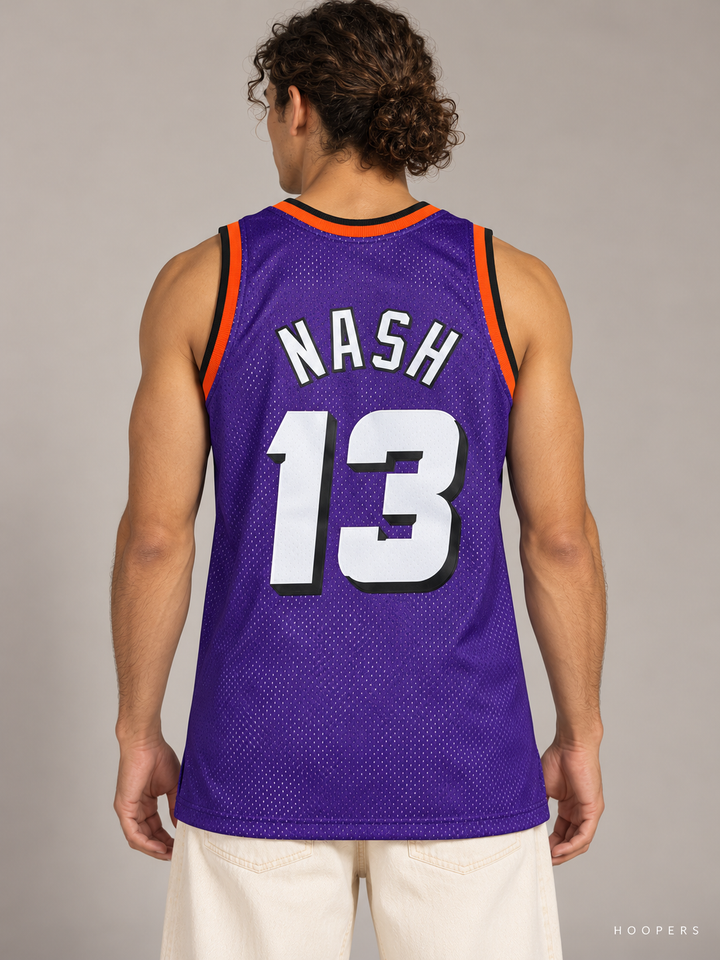 גופיית NBA סטיב נאש פיניקס סאנס – סגול רטרו 1996/97 – תקריב גב