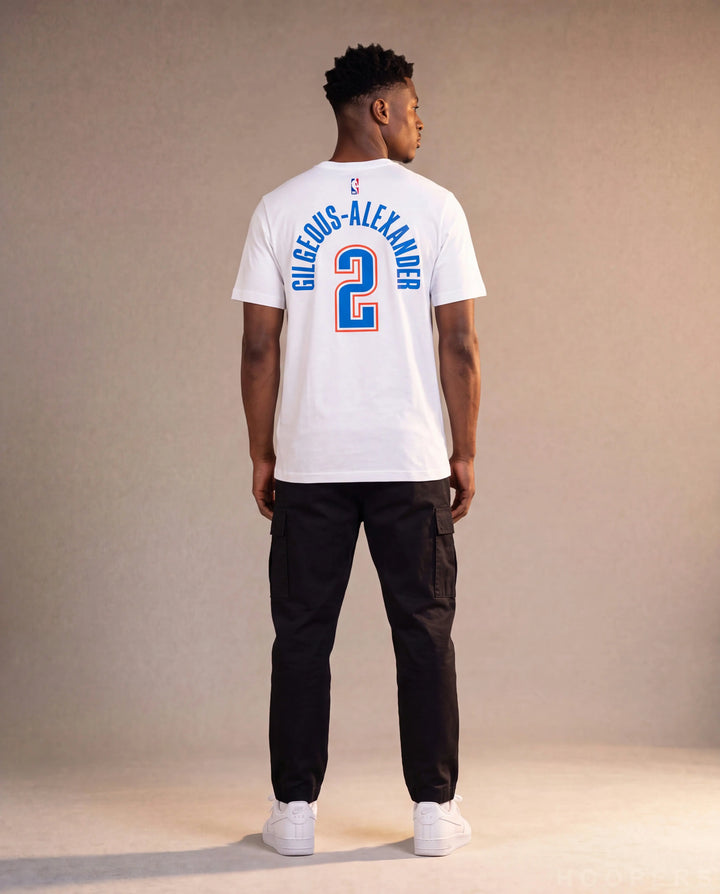 חולצת NBA אוקלהומה סיטי - גב עם GILGEOUS-ALEXANDER ומספר 2