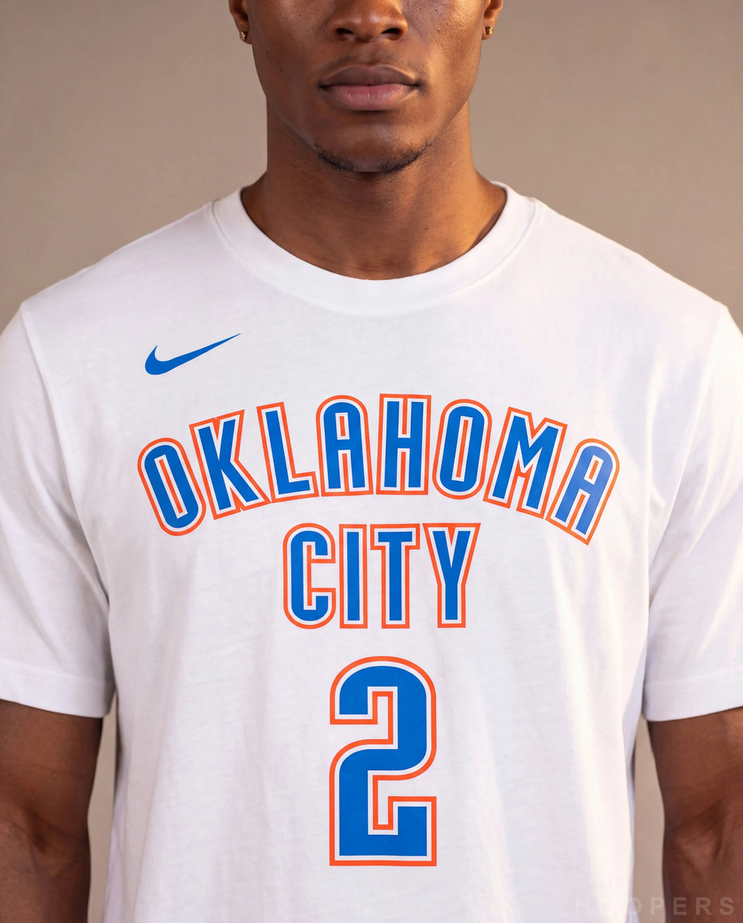 חולצת NBA אוקלהומה סיטי - פרט הדפס OKLAHOMA CITY