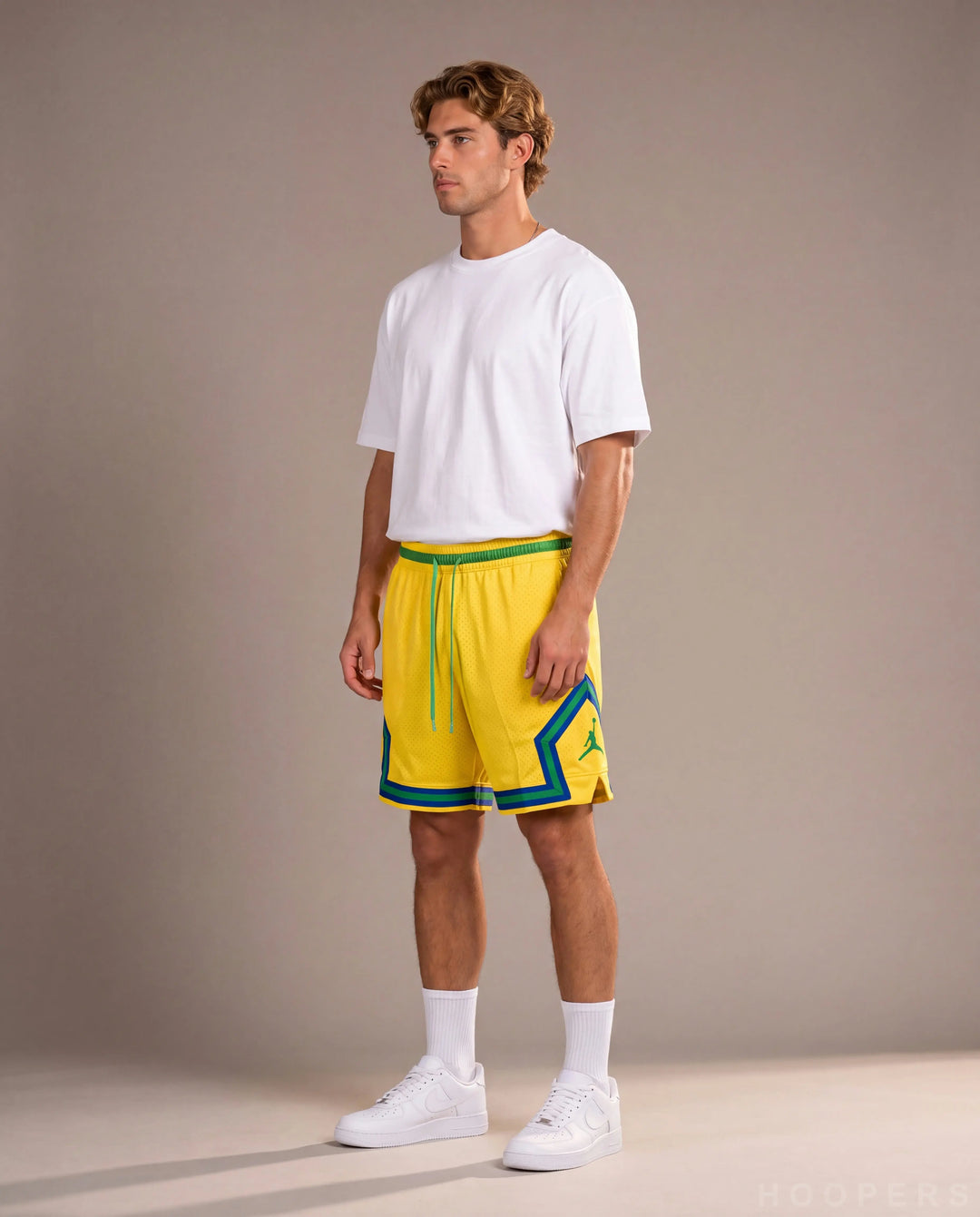 HOOPERS מכנס Jordan Brasil Edition צהוב - ¾